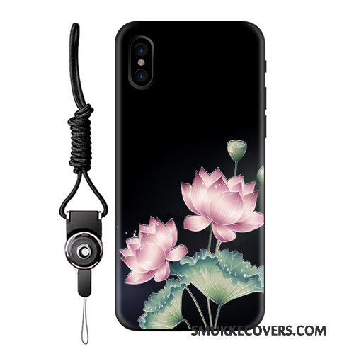 Etui iPhone X Tasker Hængende Ornamenter Lyserød, Cover iPhone X Beskyttelse Anti-fald Trend