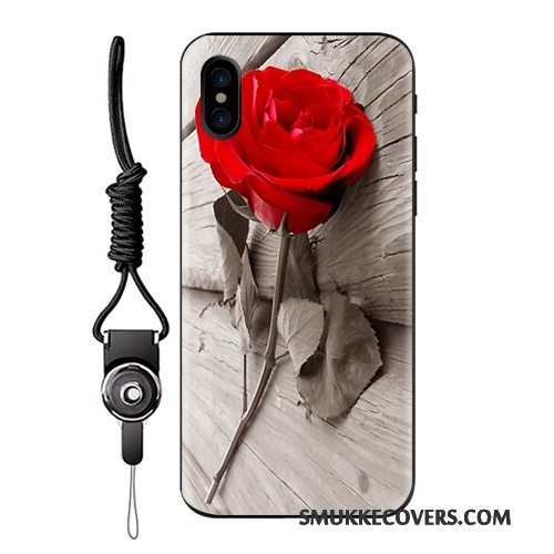 Etui iPhone X Tasker Hængende Ornamenter Lyserød, Cover iPhone X Beskyttelse Anti-fald Trend