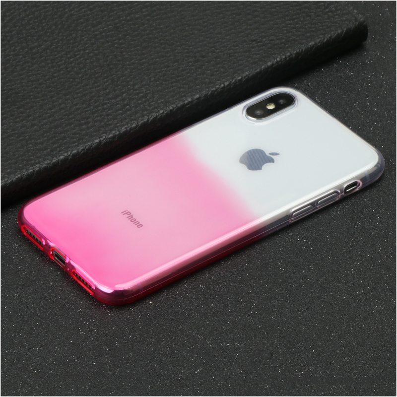 Etui iPhone X Tasker Lilla Anti-fald, Cover iPhone X Luksus Trendy Sort