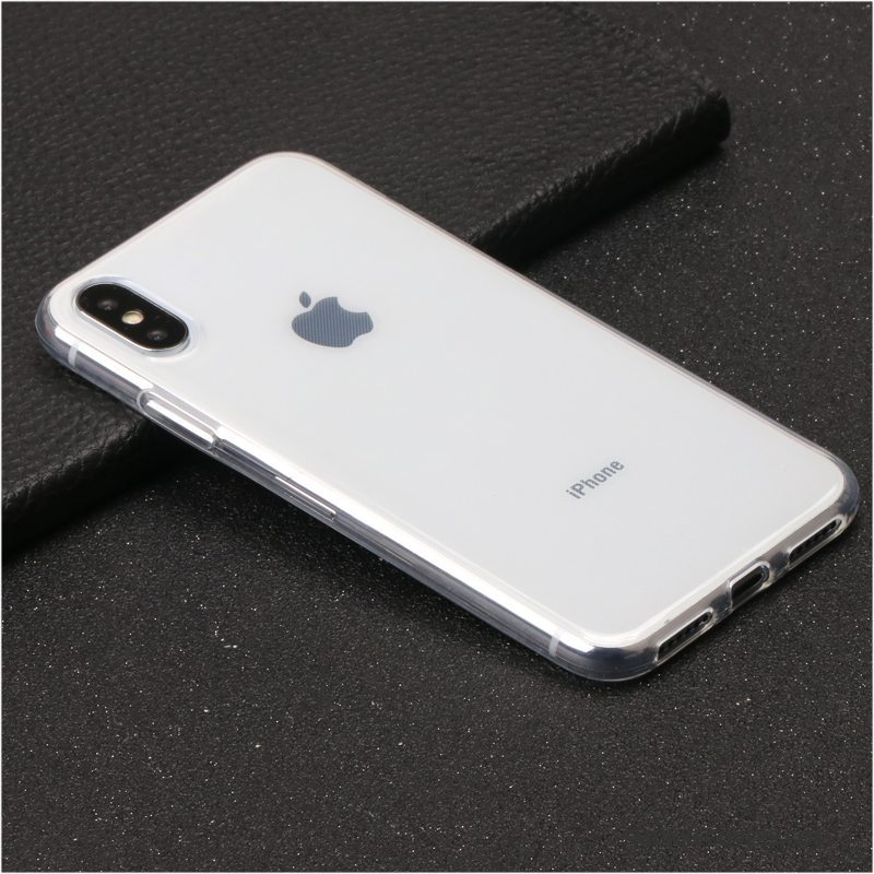 Etui iPhone X Tasker Lilla Anti-fald, Cover iPhone X Luksus Trendy Sort