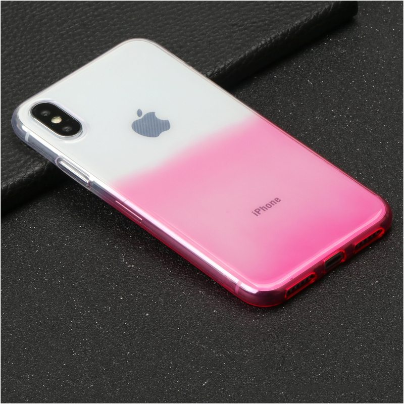 Etui iPhone X Tasker Lilla Anti-fald, Cover iPhone X Luksus Trendy Sort