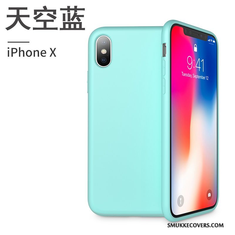 Etui iPhone X Tasker Lyserød Telefon, Cover iPhone X Silikone Trendy Ny