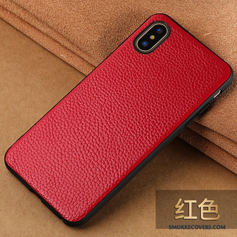 Etui iPhone X Tasker Rød Telefon, Cover iPhone X Luksus Ny Af Personlighed