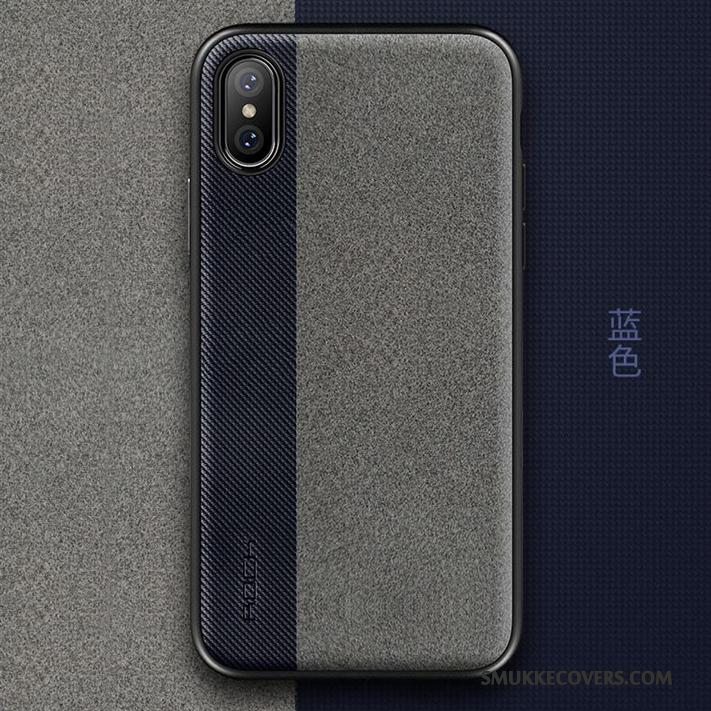 Etui iPhone X Tasker Telefonsort, Cover iPhone X Læder Ny Plys