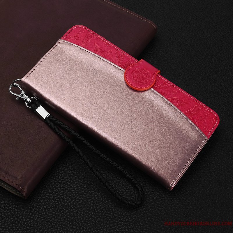 Etui iPhone Xr Læder Telefonkort, Cover iPhone Xr Silikone Guld Anti-fald