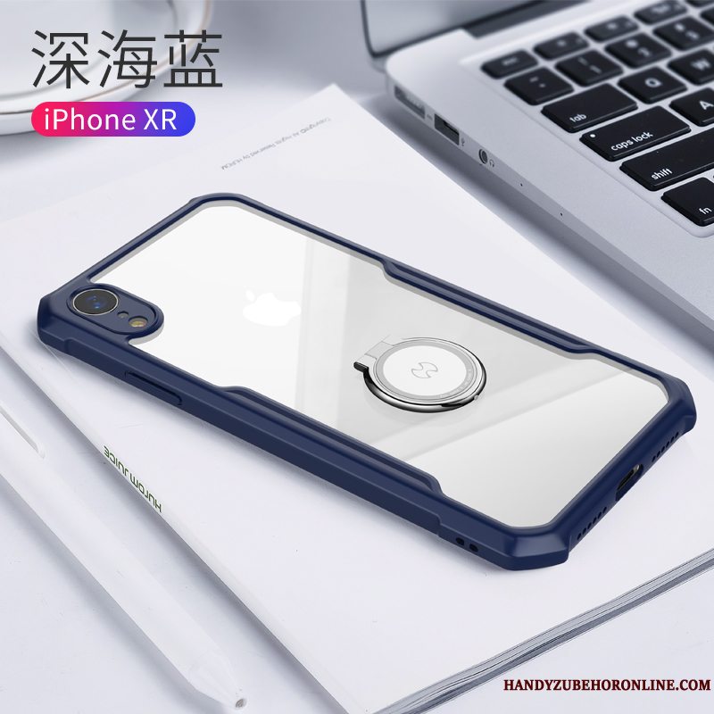 Etui iPhone Xr Silikone Trendy Gasbag, Cover iPhone Xr Kreativ Gennemsigtig Telefon