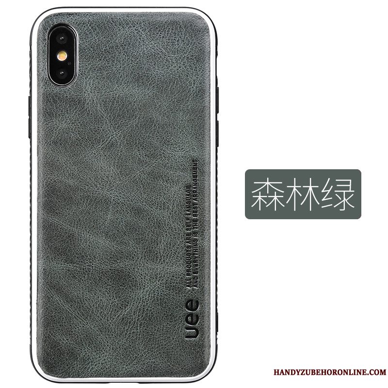 Etui iPhone Xs Beskyttelse Naturligt High End, Cover iPhone Xs Tasker Kvalitet Bagdæksel