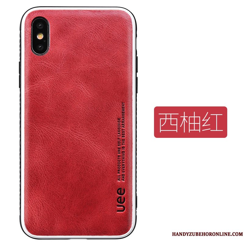 Etui iPhone Xs Beskyttelse Naturligt High End, Cover iPhone Xs Tasker Kvalitet Bagdæksel