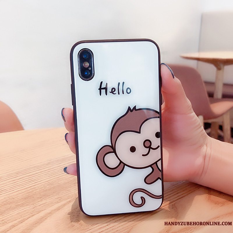 Etui iPhone Xs Cartoon Smuk Af Personlighed, Cover iPhone Xs Kreativ Abe Trendy