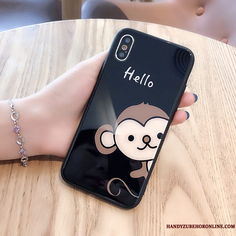 Etui iPhone Xs Cartoon Smuk Af Personlighed, Cover iPhone Xs Kreativ Abe Trendy