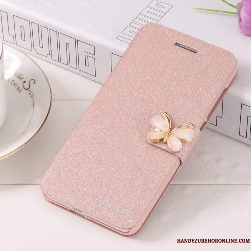 Etui iPhone Xs Max Folio Blå Telefon, Cover iPhone Xs Max Læder Anti-fald