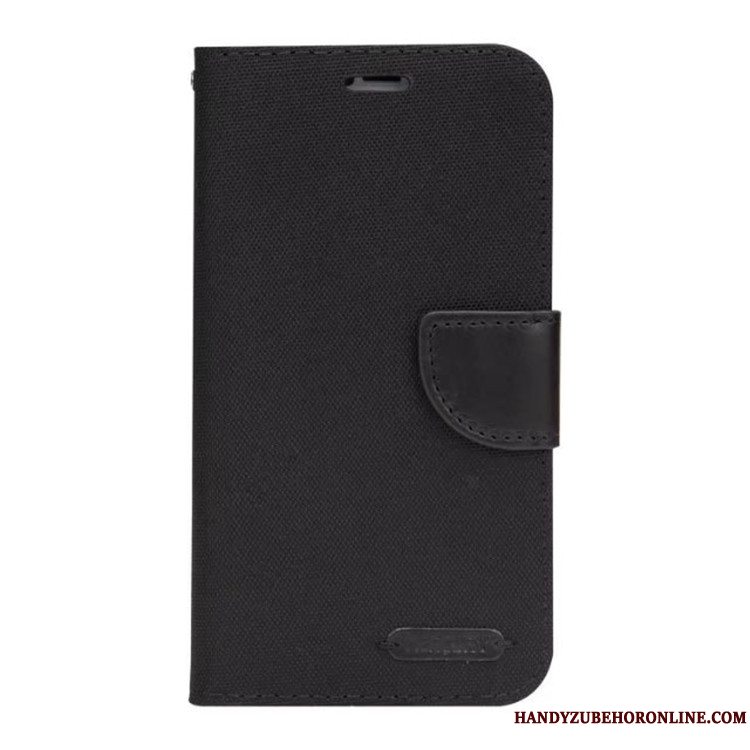 Etui iPhone Xs Max Folio Telefonkort, Cover iPhone Xs Max Tasker Blå Ny