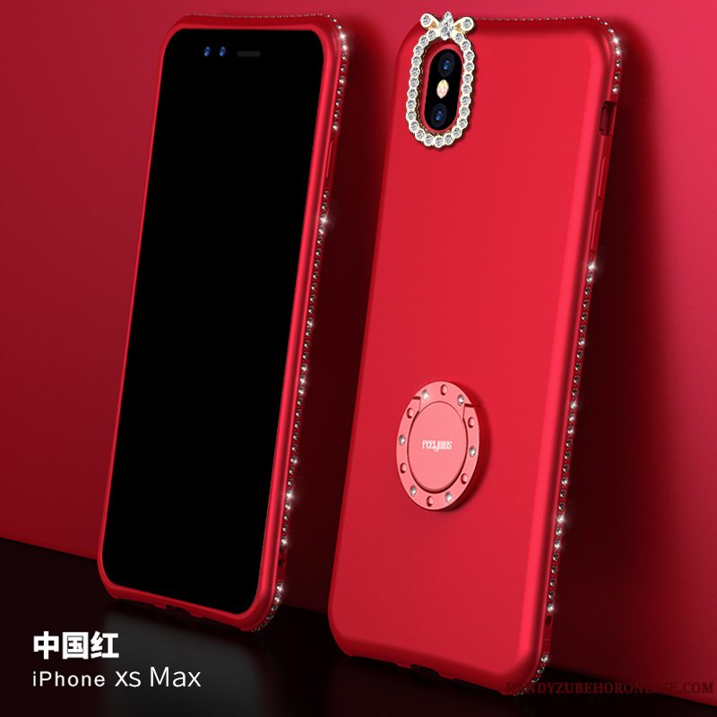Etui iPhone Xs Max Tasker Ny Rød, Cover iPhone Xs Max Support Telefontrendy