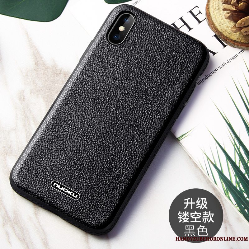 Etui iPhone Xs Max Tasker Tynd Telefon, Cover iPhone Xs Max Blød Anti-fald Blonder