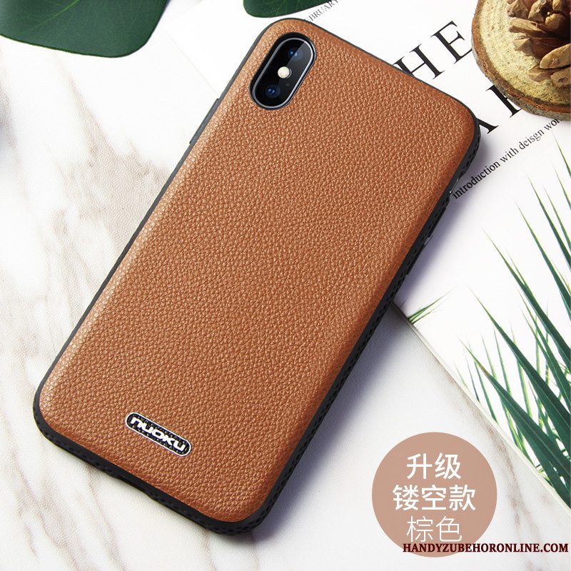 Etui iPhone Xs Max Tasker Tynd Telefon, Cover iPhone Xs Max Blød Anti-fald Blonder