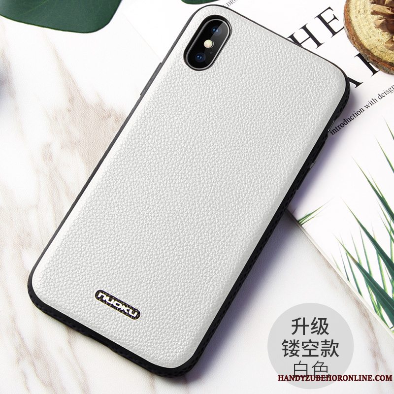 Etui iPhone Xs Max Tasker Tynd Telefon, Cover iPhone Xs Max Blød Anti-fald Blonder