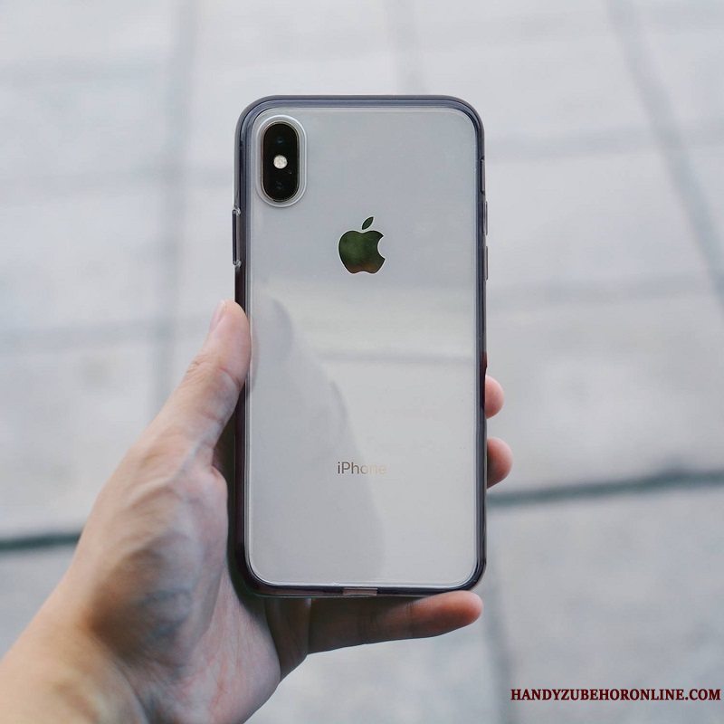 Etui iPhone Xs Silikone Hængende Ornamenter Gennemsigtig, Cover iPhone Xs Beskyttelse Tynd Anti-fald