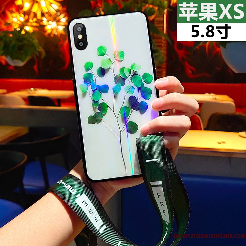 Etui iPhone Xs Tasker Simple Glas, Cover iPhone Xs Blød Telefontynd