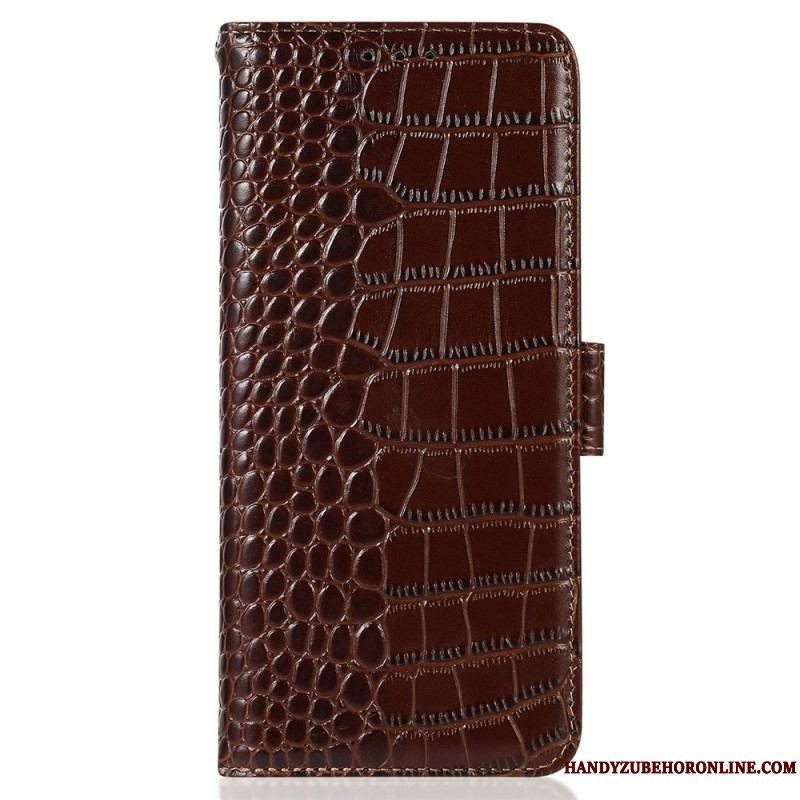 Flip Cover Huawei Mate 50 Pro Crocodile Style Rfid