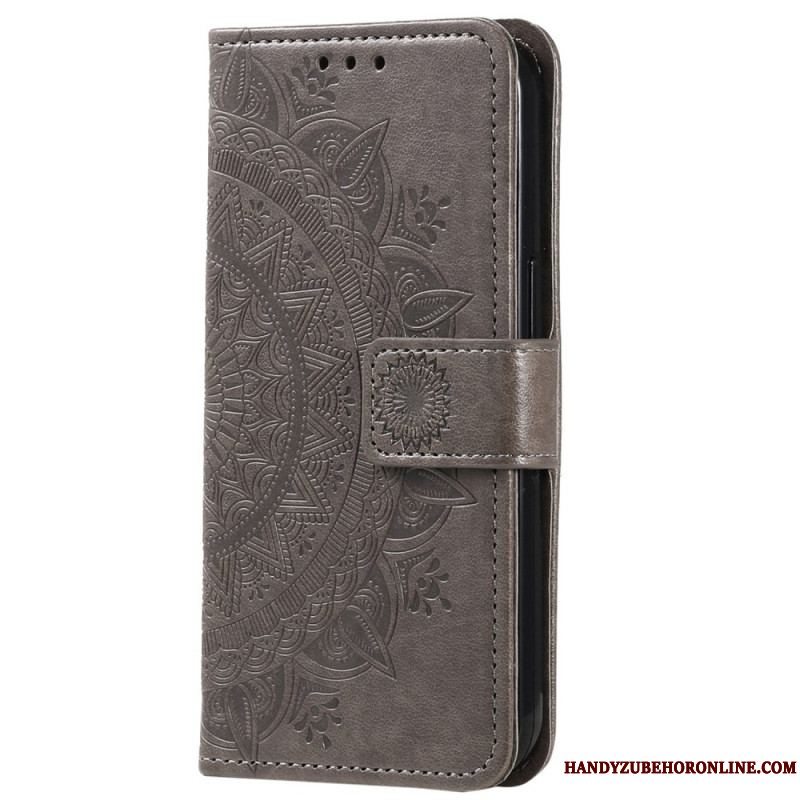 Flip Cover Huawei Mate 50 Pro Mandala Sun Med Snor