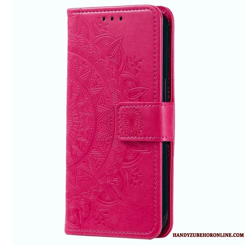 Flip Cover Huawei Mate 50 Pro Mandala Sun Med Snor