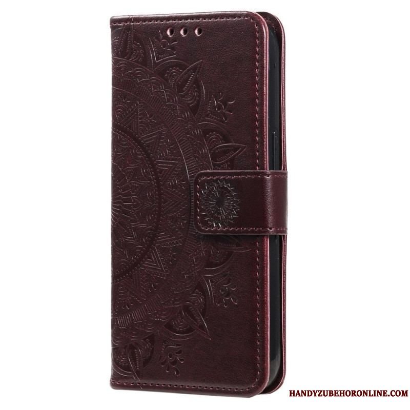 Flip Cover Huawei Mate 50 Pro Mandala Sun Med Snor