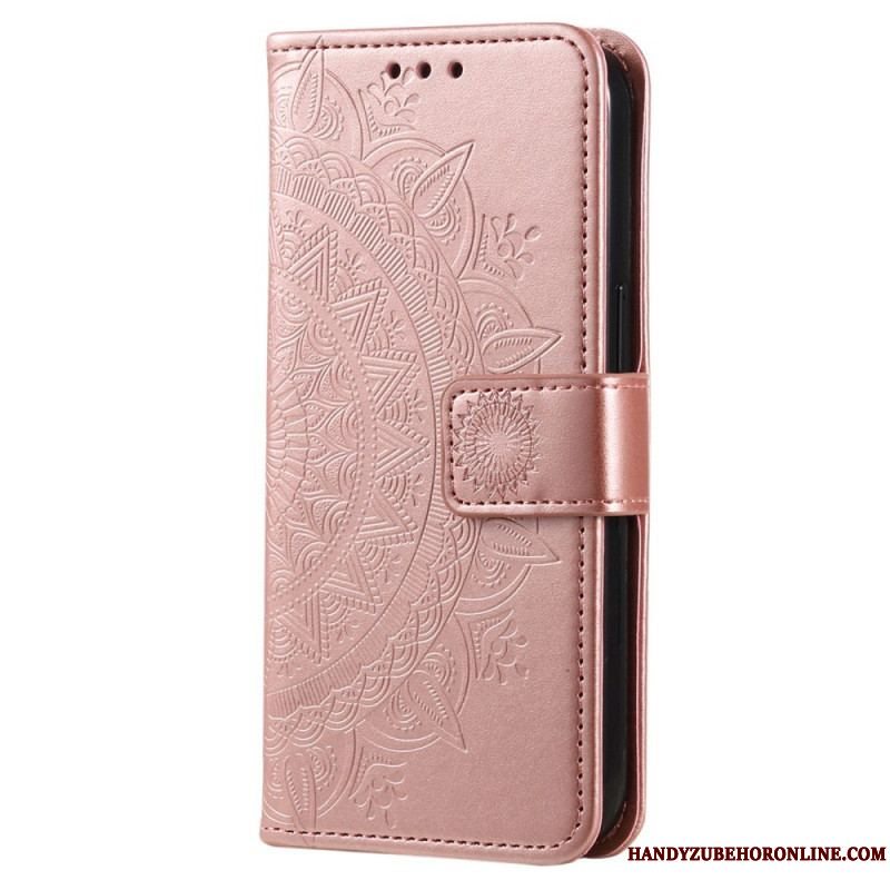 Flip Cover Huawei Mate 50 Pro Mandala Sun Med Snor