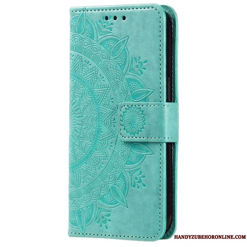 Flip Cover Huawei Mate 50 Pro Mandala Sun Med Snor