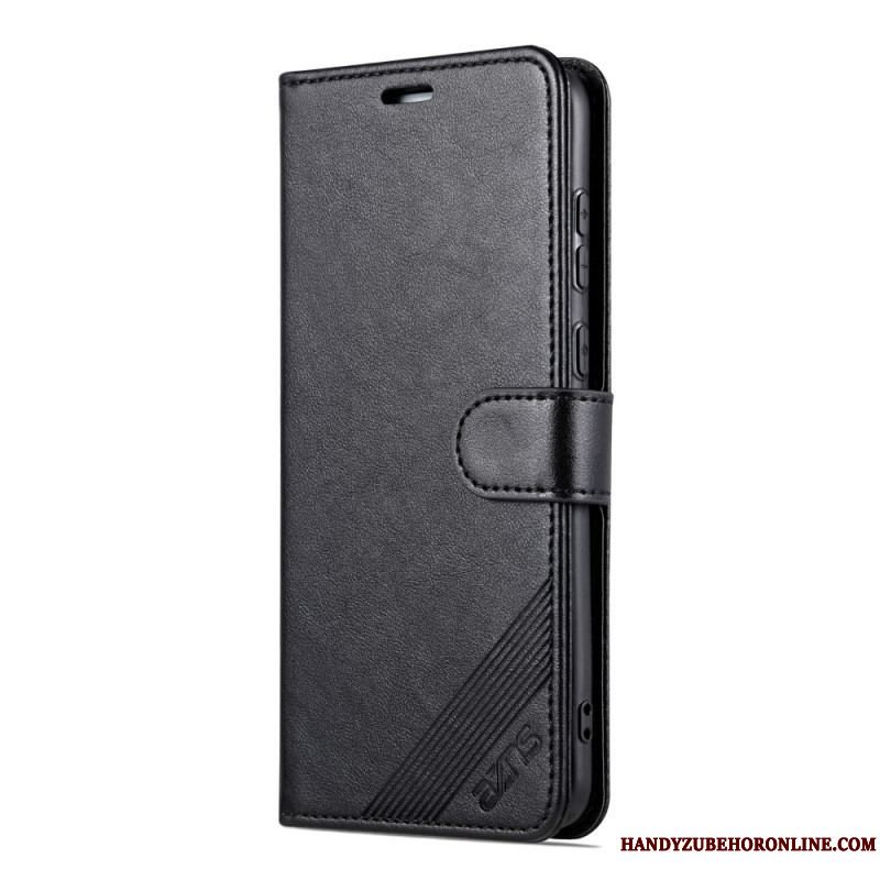 Flip Cover Huawei P60 Pro Azns Lædereffekt