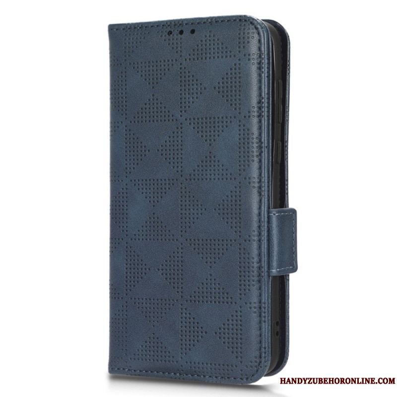 Flip Cover Huawei P60 Pro Trekanter Med Rem