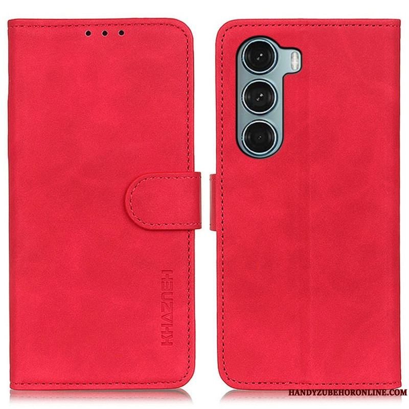 Flip Cover Moto G200 5G Khazneh Vintage Lædereffekt