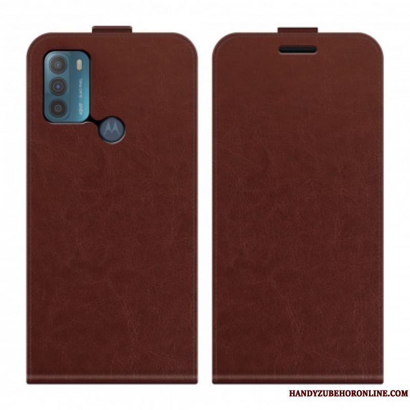 Flip Cover Moto G50 Læder Cover Lodret Flap Lædereffekt