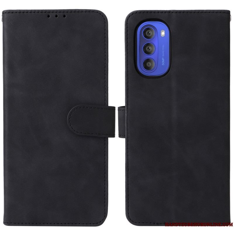 Flip Cover Moto G51 5G Vintage Skin-touch