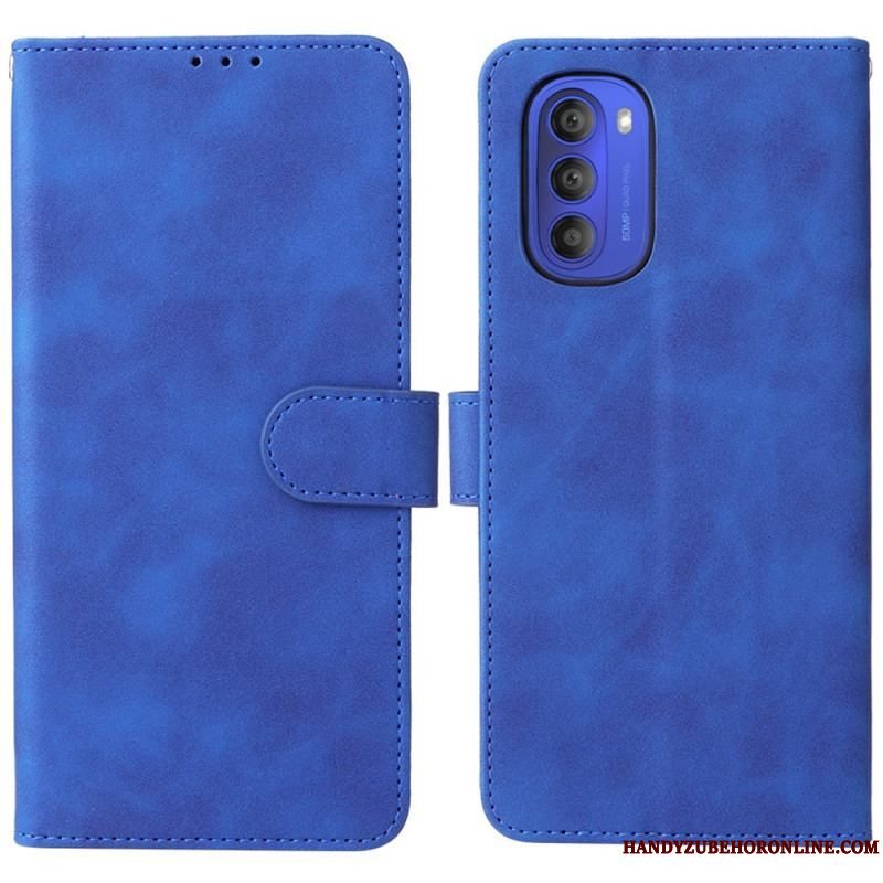 Flip Cover Moto G51 5G Vintage Skin-touch