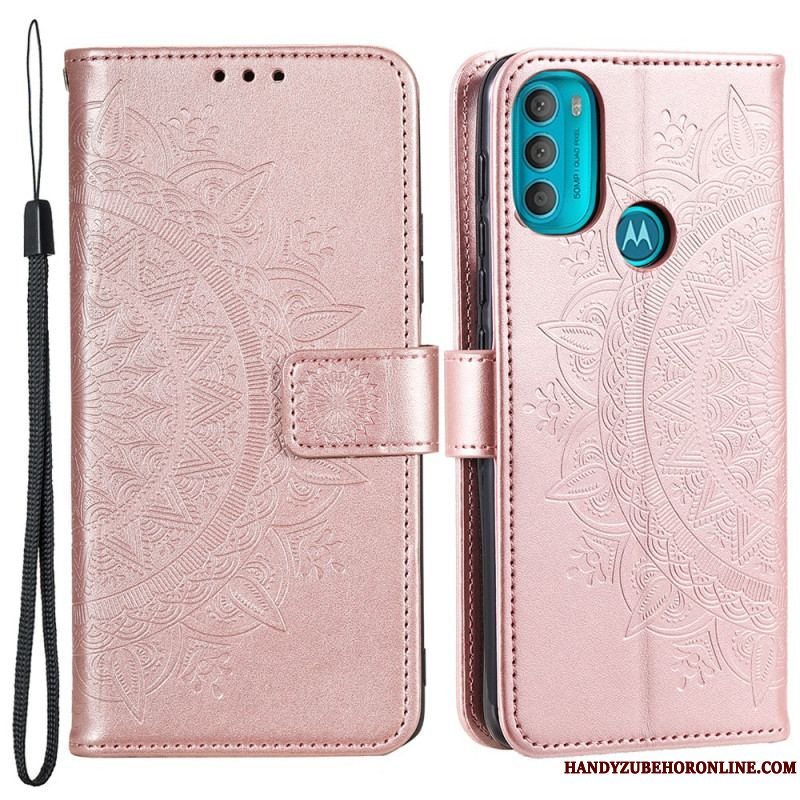 Flip Cover Moto G71 5G Sol Mandala