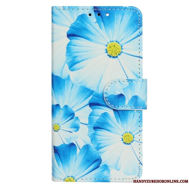 Flip Cover Moto G73 5G Intense Blomster