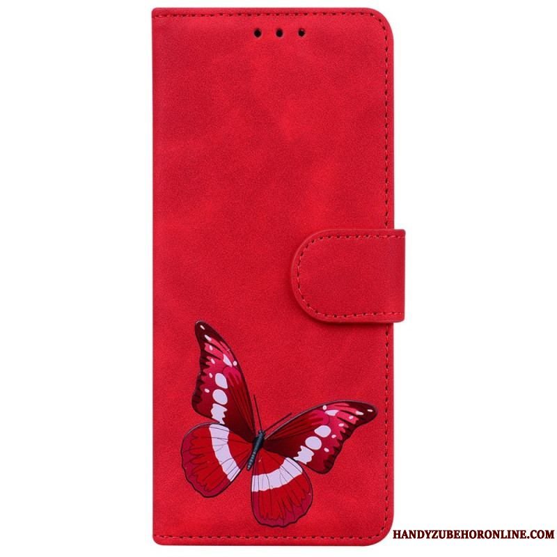 Flip Cover Moto G73 5G Sommerfugle Design