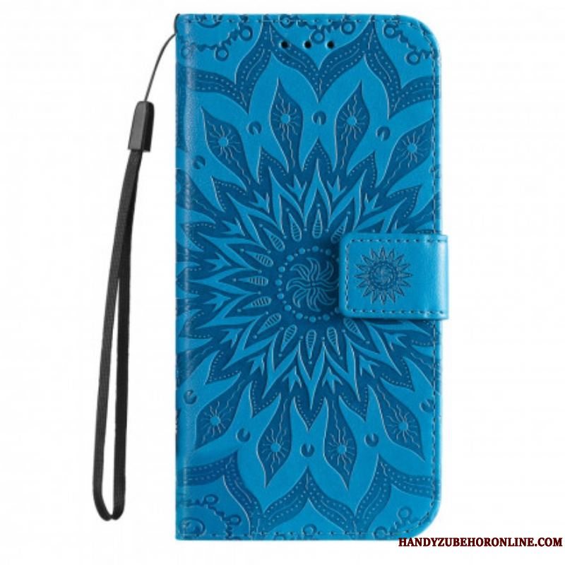 Flip Cover Motorola Edge 20 Pro Solblomst