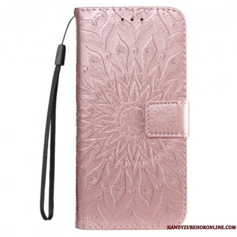 Flip Cover Motorola Edge 20 Pro Solblomst