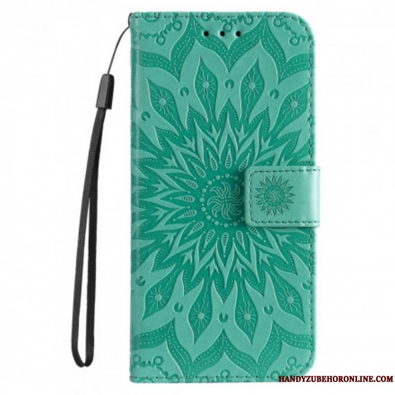 Flip Cover Motorola Edge 20 Pro Solblomst