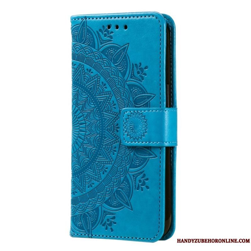 Flip Cover Motorola Edge 40 Pro Mandala Sun Med Snor