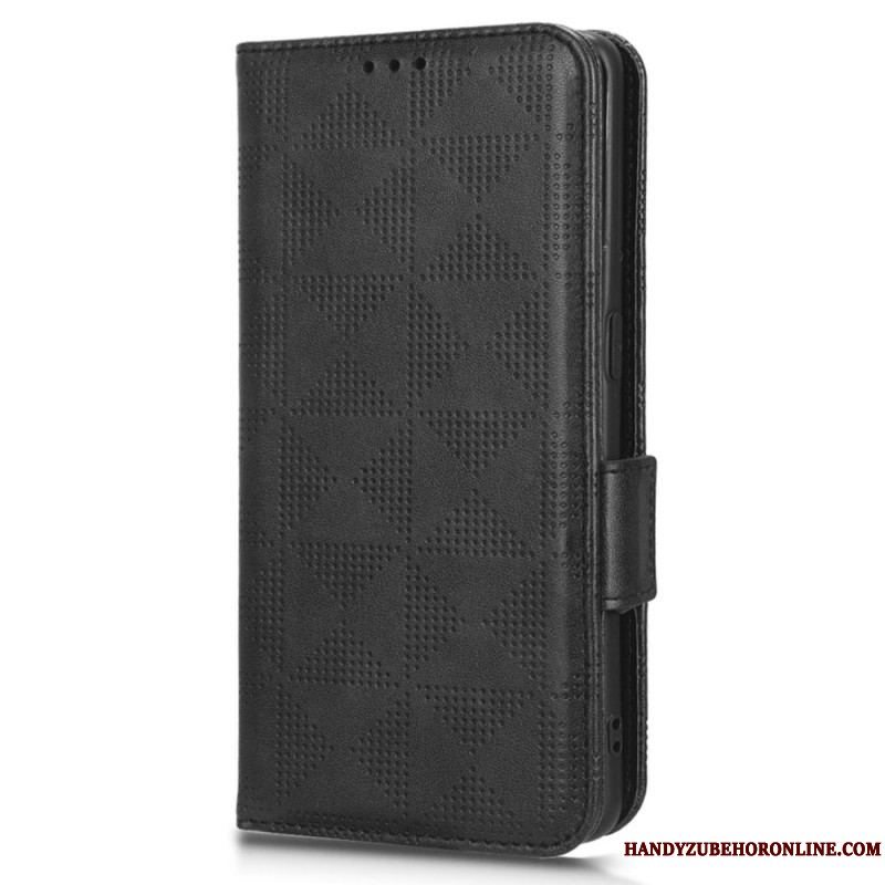 Flip Cover Motorola Edge 40 Pro Trekanter Med Snor