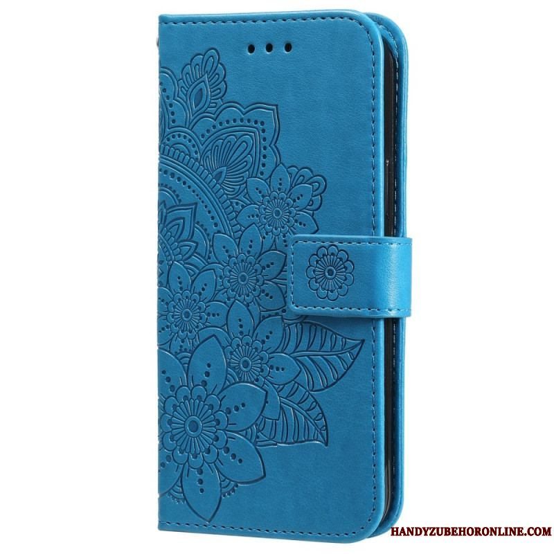 Flip Cover Samsung Galaxy A13 5G / A04s Blomster Mandala