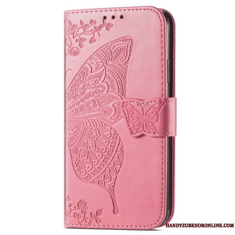 Flip Cover Samsung Galaxy A13 Halve Sommerfugle