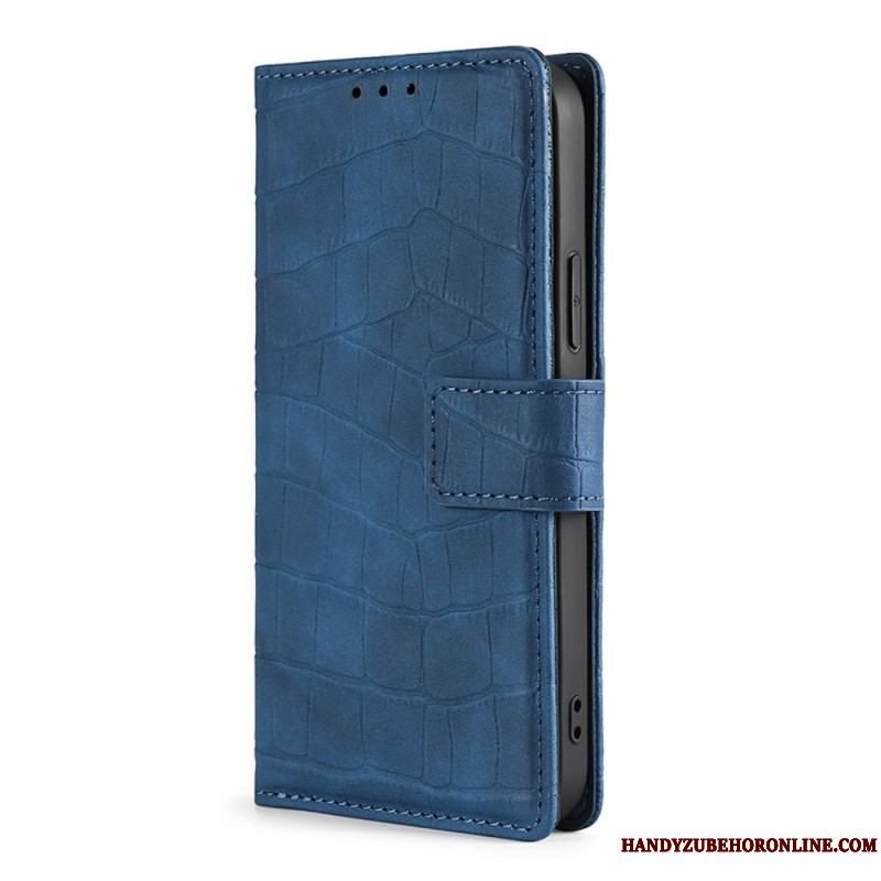 Flip Cover Samsung Galaxy A13 Krokodillehudseffekt