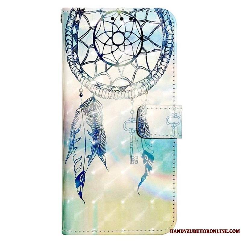 Flip Cover Samsung Galaxy A13 Med Snor Strap Dream Catcher