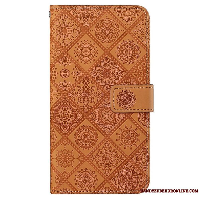 Flip Cover Samsung Galaxy A13 Tapestry Mønster