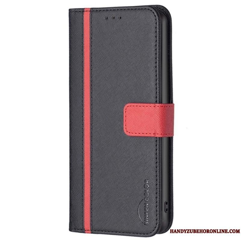 Flip Cover Samsung Galaxy A13 Tofarvet Binfen Farve