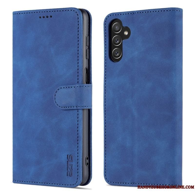 Flip Cover Samsung Galaxy A14 / A14 5G Klassisk Lædereffekt Azns