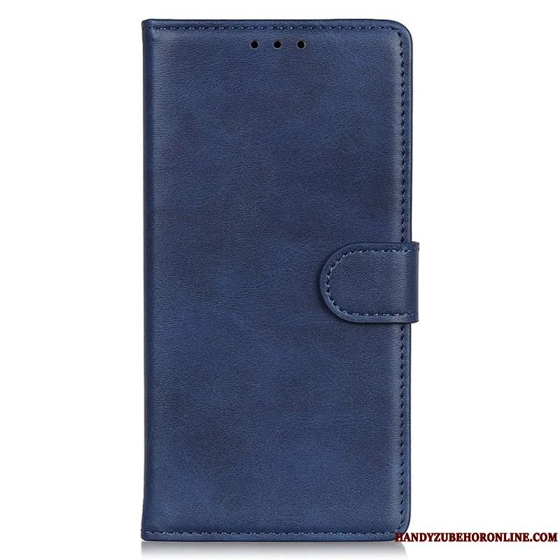Flip Cover Samsung Galaxy A14 / A14 5G Mat Imiteret Læder